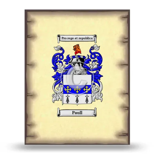 Paull Coat of Arms Print