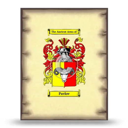 Pavlov Coat of Arms Print