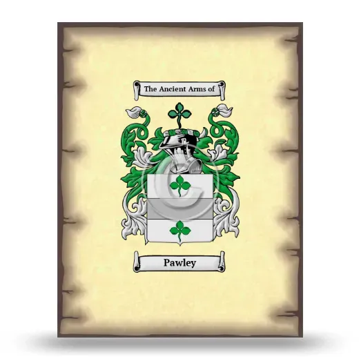 Pawley Coat of Arms Print