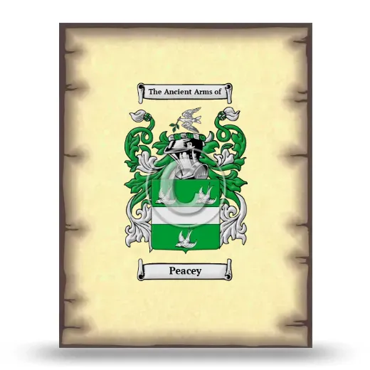 Peacey Coat of Arms Print