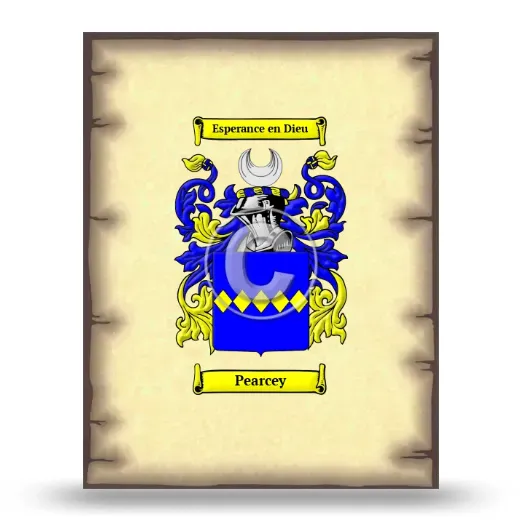 Pearcey Coat of Arms Print
