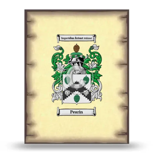 Pearin Coat of Arms Print
