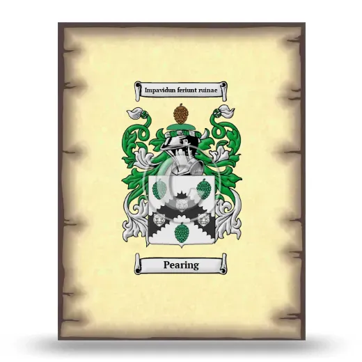 Pearing Coat of Arms Print