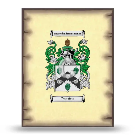Pearint Coat of Arms Print