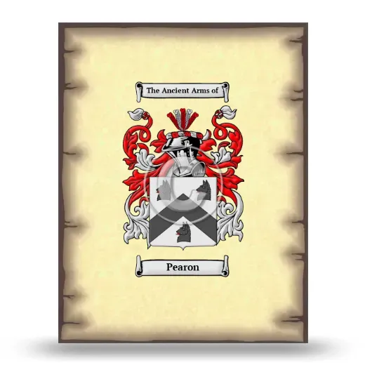 Pearon Coat of Arms Print