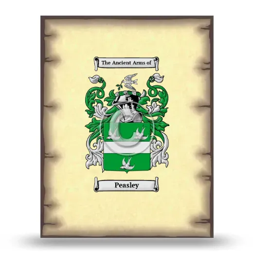 Peasley Coat of Arms Print