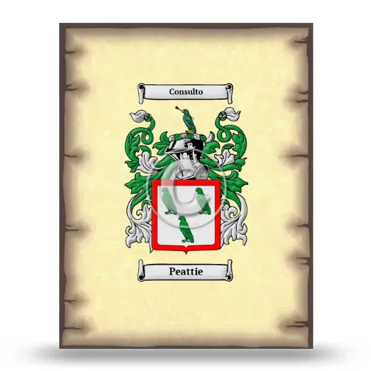Peattie Coat of Arms Print