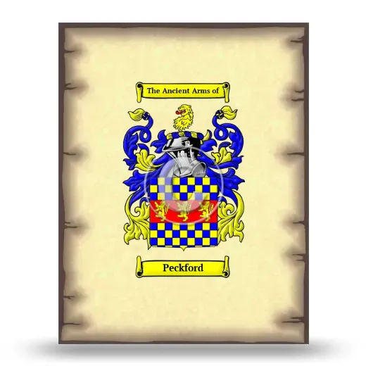 Peckford Coat of Arms Print