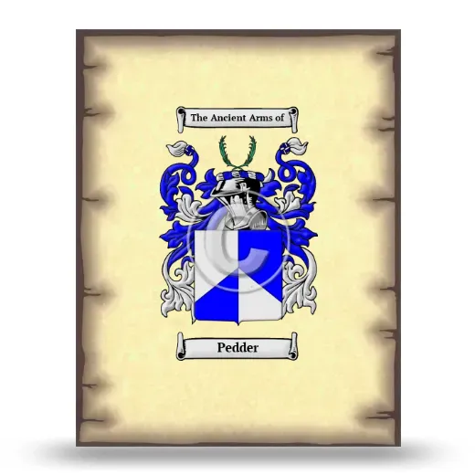 Pedder Coat of Arms Print