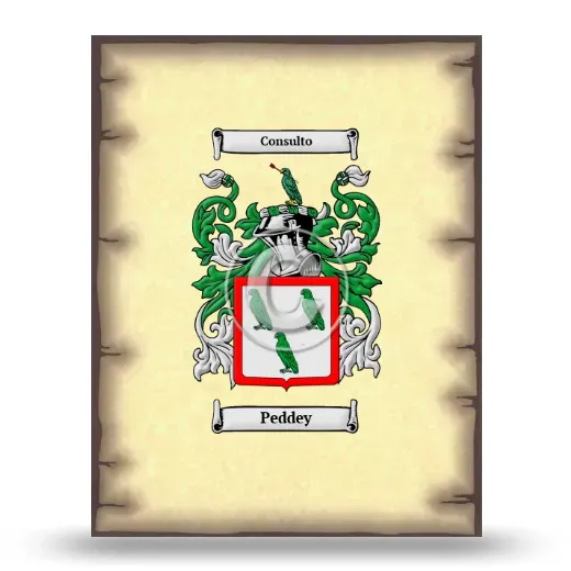 Peddey Coat of Arms Print