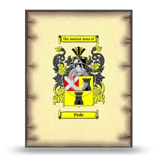 Pede Coat of Arms Print
