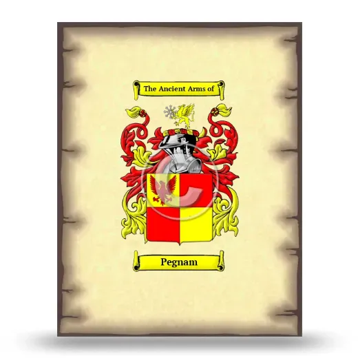 Pegnam Coat of Arms Print