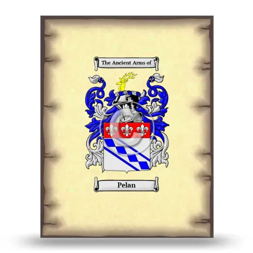 Pelan Coat of Arms Print