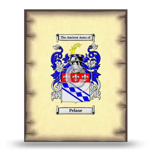 Pelane Coat of Arms Print