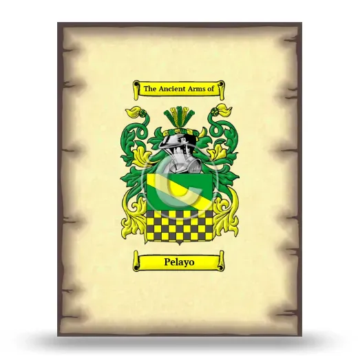Pelayo Coat of Arms Print