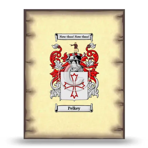 Pelkey Coat of Arms Print