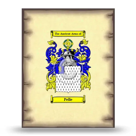 Pelle Coat of Arms Print