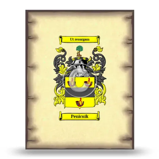 Penicuik Coat of Arms Print