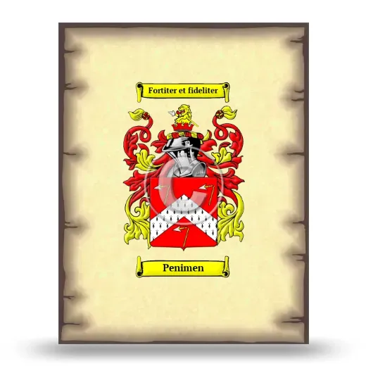 Penimen Coat of Arms Print