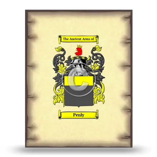 Penly Coat of Arms Print