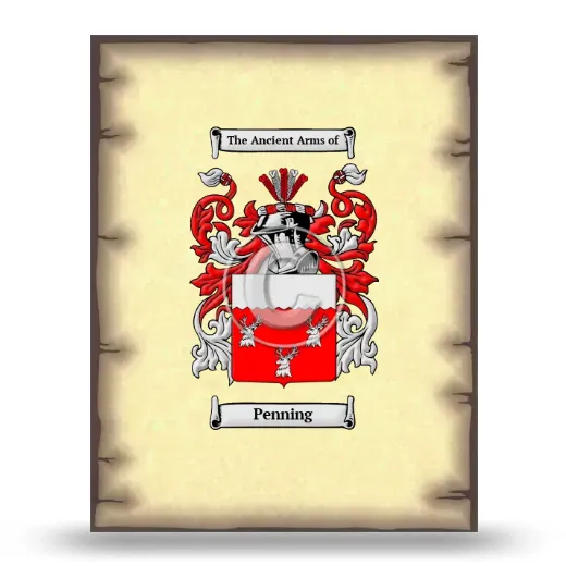 Penning Coat of Arms Print