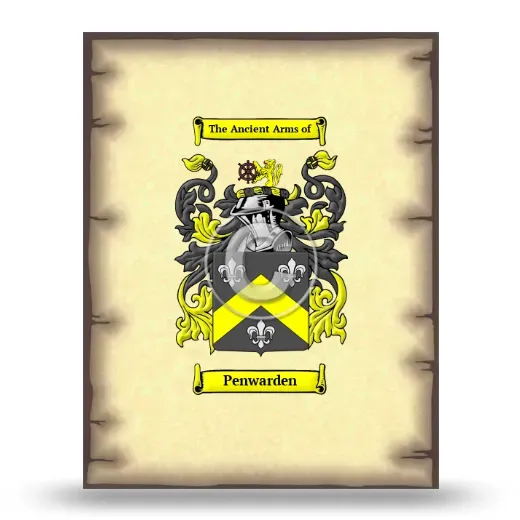 Penwarden Coat of Arms Print