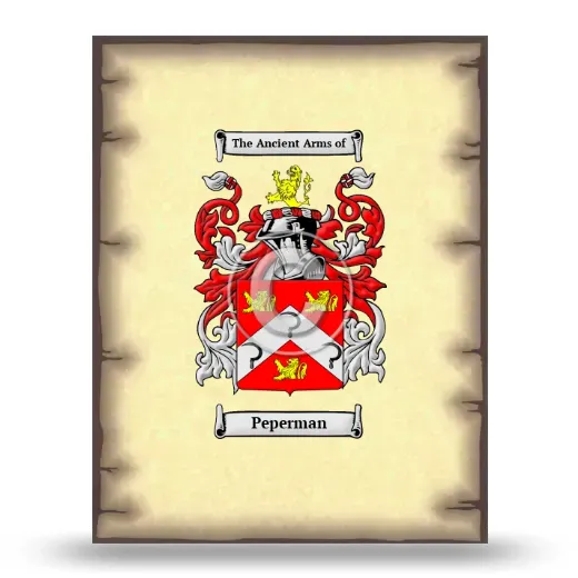 Peperman Coat of Arms Print