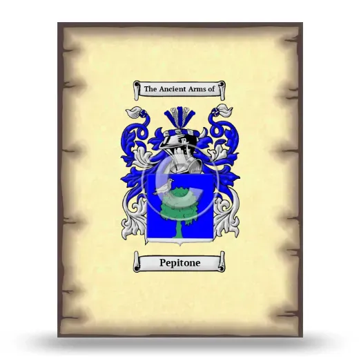 Pepitone Coat of Arms Print