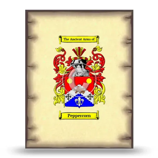 Peppercorn Coat of Arms Print