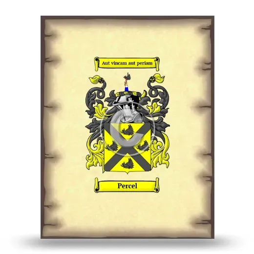 Percel Coat of Arms Print