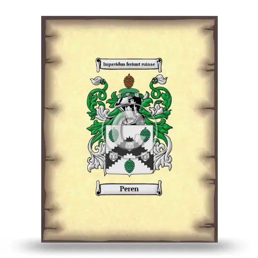 Peren Coat of Arms Print