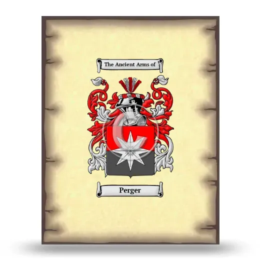 Perger Coat of Arms Print