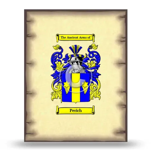 Perich Coat of Arms Print