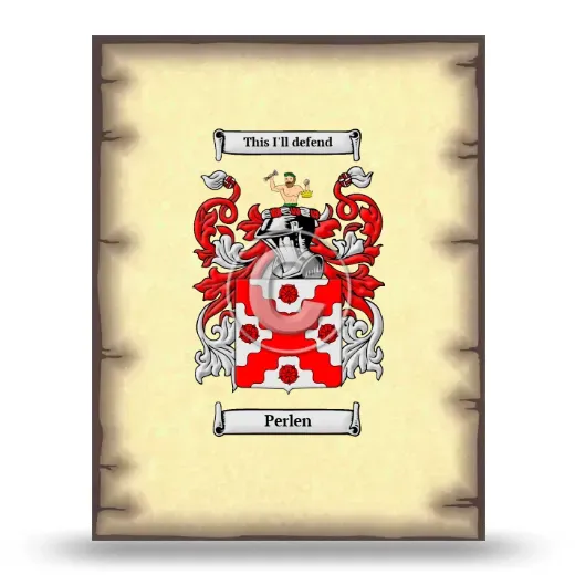 Perlen Coat of Arms Print