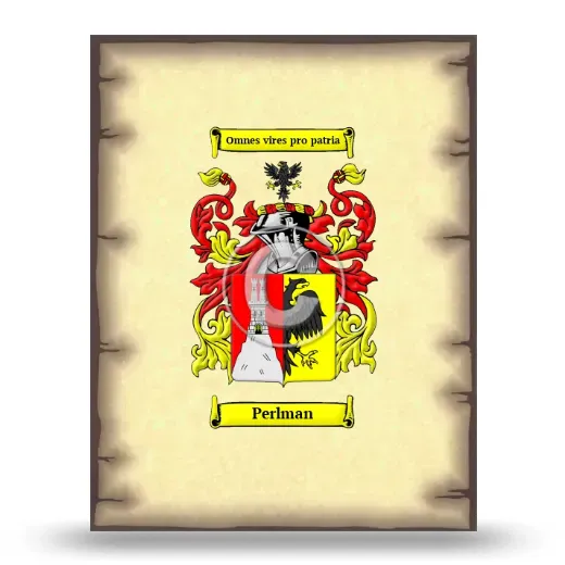 Perlman Coat of Arms Print
