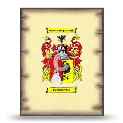 Perlmutter Coat of Arms Print