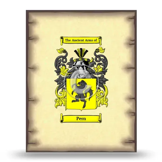 Pern Coat of Arms Print