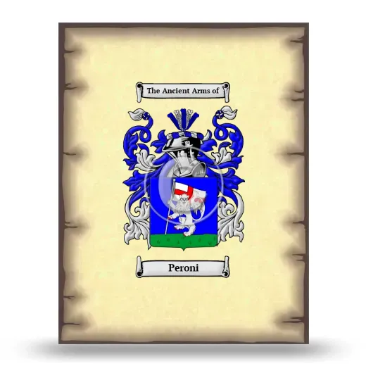 Peroni Coat of Arms Print