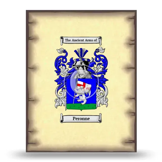 Peronne Coat of Arms Print