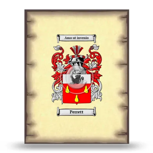 Perrett Coat of Arms Print