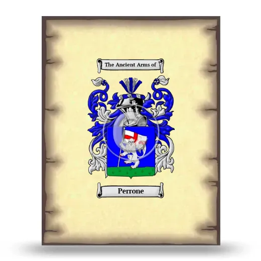 Perrone Coat of Arms Print