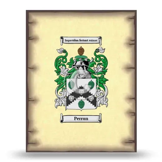 Perrun Coat of Arms Print