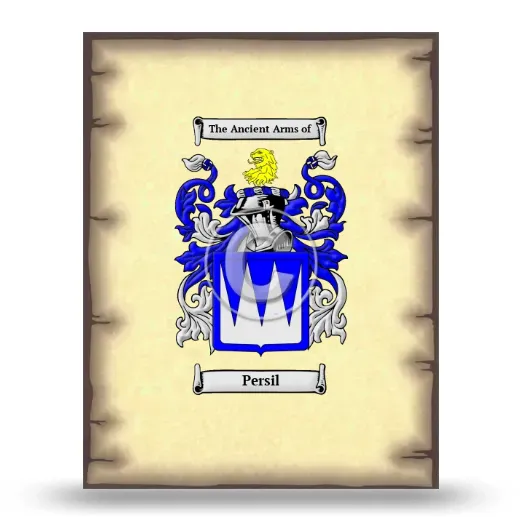 Persil Coat of Arms Print