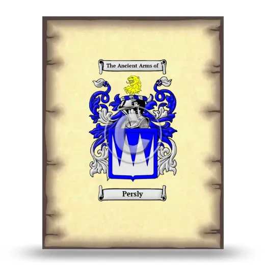 Persly Coat of Arms Print