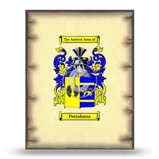 Pestalozza Coat of Arms Print