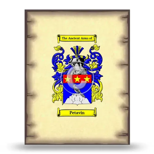 Petavin Coat of Arms Print