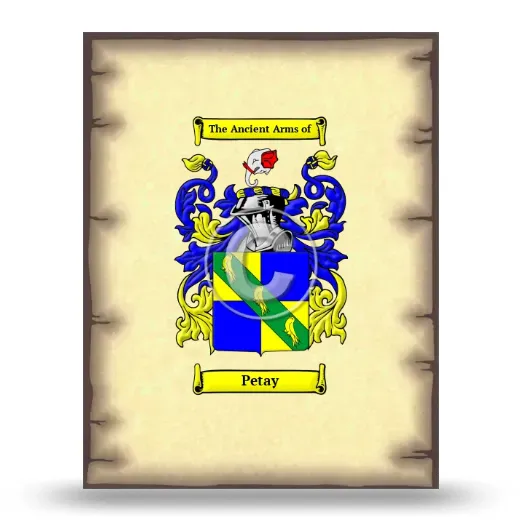 Petay Coat of Arms Print