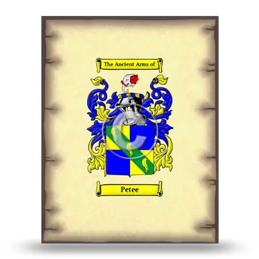 Petee Coat of Arms Print