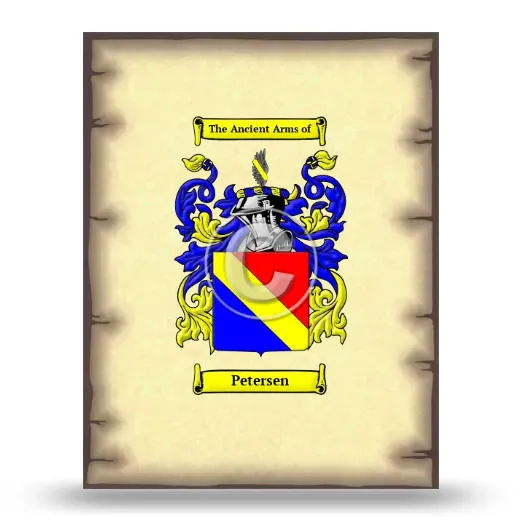 Petersen Coat of Arms Print