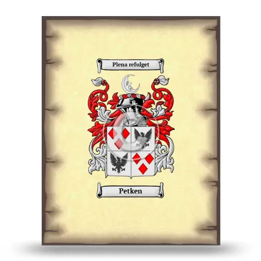 Petken Coat of Arms Print
